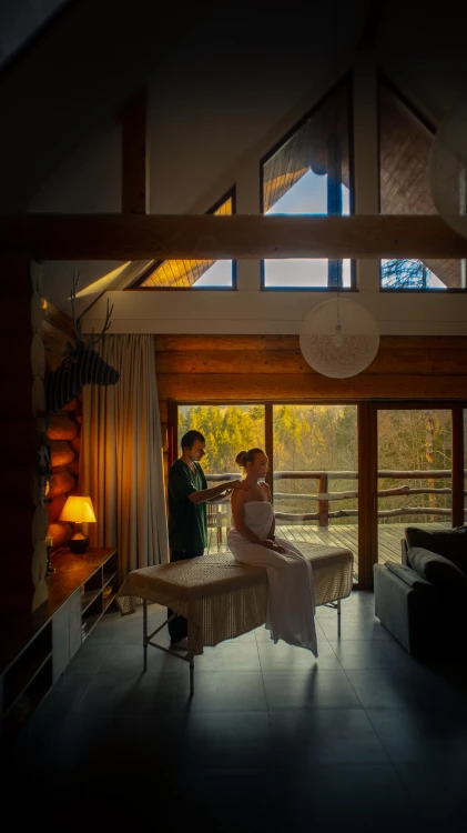 Krpáčovo Nízke Tatry- masáž v zrube